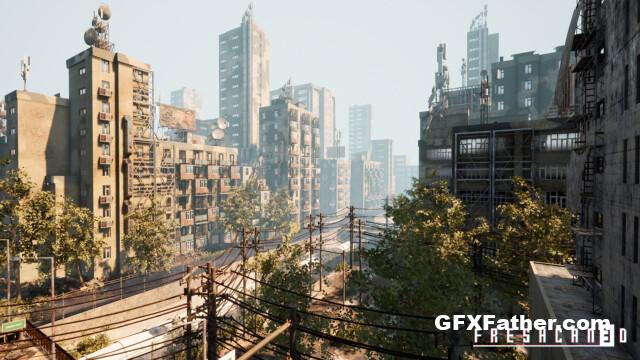 Unreal Engine Abandoned Post Apocalyptic City Pack