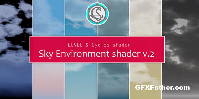 Sky Environment Shader V.2 for Blender