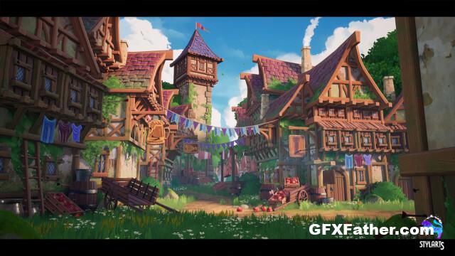 Unreal Engine Stylized Medieval Village
