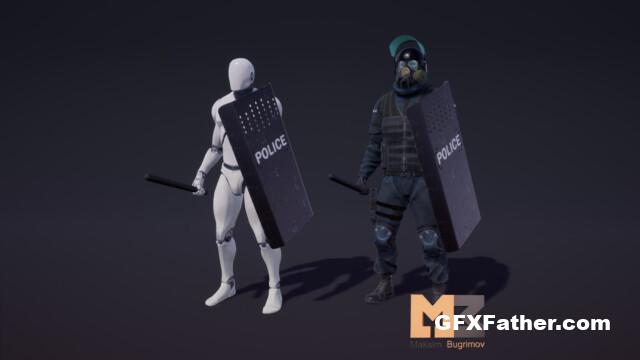 Unreal Engine Weapon And Shield Animations